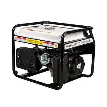 Генератор бензиновый KR8000, 8кВт, 230В, 25л, ручной старт KRANZ