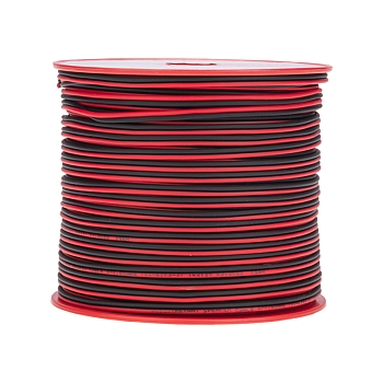 Кабель акустический 2х0,50мм², красно-черный, 100м REXANT