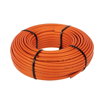 Кабель греющий (нагревательный) саморегулирующийся пищевой 10HTM2-CT, экранированный, 10Вт/м, 0,6мм2/100м, бухта 50м REXANT