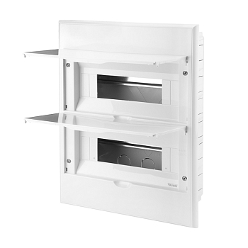 Бокс пластиковый ЩРВ-П-24 IP41 белый (белая дверца) KRANZ