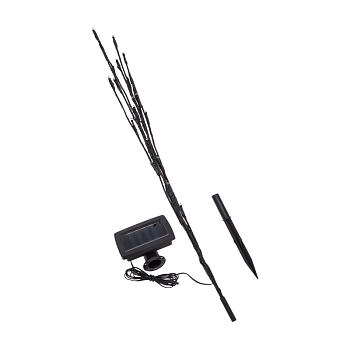 Светильник грунтовый Верба, 3000К, встроенный аккумулятор, солнечная панель REXANT