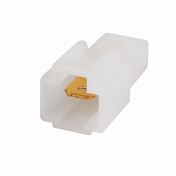 Клемма плоская штекер 6.3 мм 1-1.5 мм² (РП-п 1.5-(6.3)) + колодка REXANT