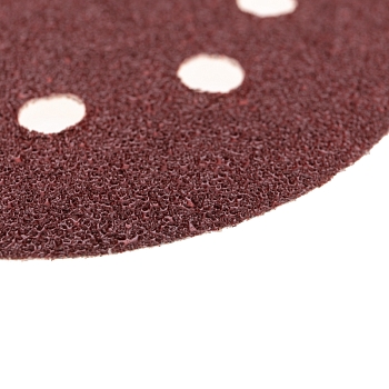 Диск абразивный на ворсовой основе, на липучке, перфорированный, P40, 125мм, 10 шт. KRANZ