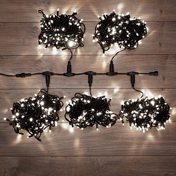 Гирлянда LED ClipLight 24V, 5 нитей по 20 метров, цвет диодов Белый