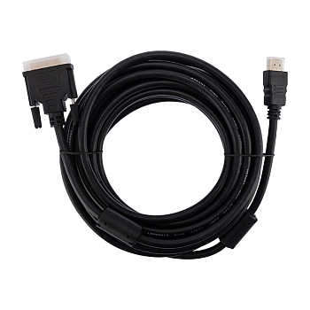 Шнур HDMI - DVI-D, 7м, Gold, с фильтрами REXANT