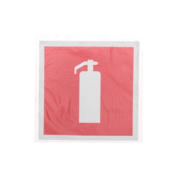 Наклейка знак пожарной безопасности "Огнетушитель"100*100 мм Rexant