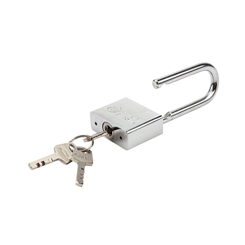 Замок навесной серия Сталь 50мм длинная дужка ЧЕТЫРЕ СЕЗОНА