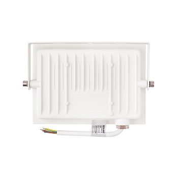 Прожектор светодиодный СДО 50Вт 4000Лм 3000K теплый свет, белый корпус REXANT