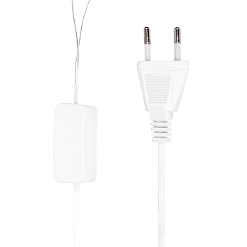 Новогодняя горка 7 свечек, цвет корпуса: Красный, цвет свечения: ТЕПЛЫЙ БЕЛЫЙ