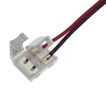 Коннектор соединительный (2 разъема) для одноцветных светодиодных лент шириной 10 мм, длина 15 см LAMPER