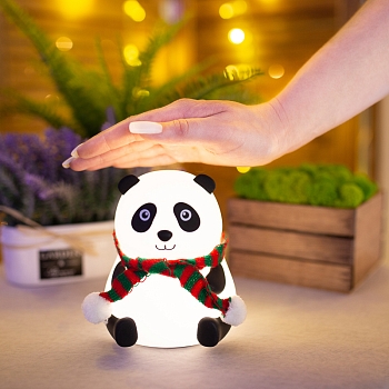 Силиконовый ночник Панда