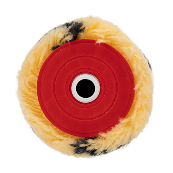 Ролик (сменный) полиакрил желтый с черной полосой, ворс 11 мм, ширина ролика 240 мм, Ø 42 мм, бюгель 6 мм REXANT
