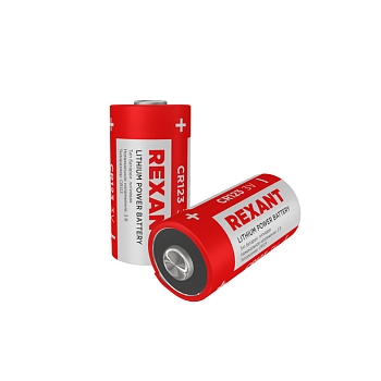 Батарейка литиевая CR123, 3В, 1 шт, блистер REXANT