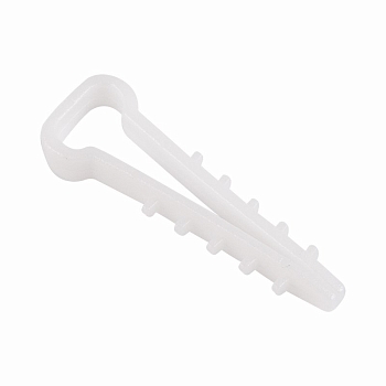 Дюбель-хомут 5-10мм, прямоугольный, белый (100 шт/уп) REXANT