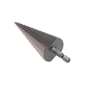 Сверло по металлу ступенчатое 4,0-32,0мм, 102мм, 62 HRC KRANZ