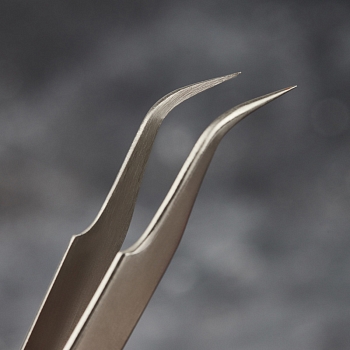 Пинцет изогнутый, узкий 125мм (блистер) REXANT