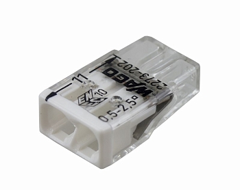 2273-202 Экспресс-клемма 2-проводная до 2,5 мм², (100 шт./уп.) WAGO