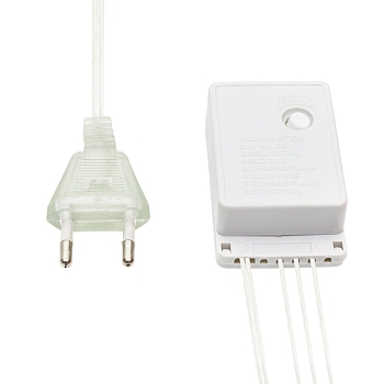 Гирлянда Сеть 1,8х1,5м, прозрачный ПВХ, 180 LED Мультиколор