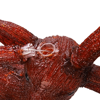 Акриловая светодиодная фигура Бурый олень 100 см, 380 светодиодов, IP 65, понижающий трансформатор в комплекте, NEON-NIGHT