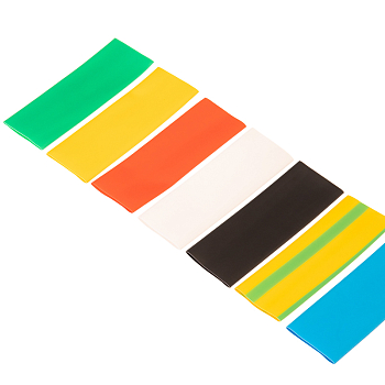 Набор термоусаживаемых трубок №20 ТУТ нг 20/10мм, 7 цветов (упак. 21 шт. по 10см) REXANT