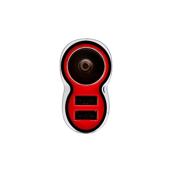 Автозарядка в прикуриватель REXANT АЗУ 2хUSB+гнездо, 12-24V, 5V,1 000mA