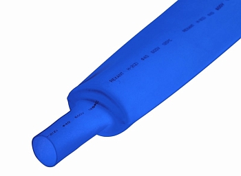 Трубка термоусаживаемая ТУТ нг 40,0/20,0мм, синяя, упаковка 10 шт. по 1м REXANT