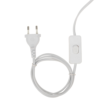 Светильник декоративный настольный Форте с основанием цвета мрамор с белым абажуром, с цоколем Е14, 40 Вт, REXANT