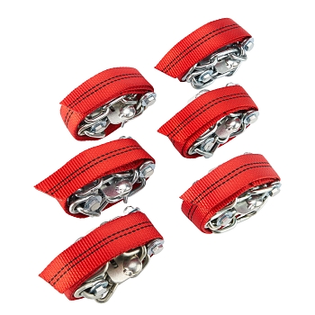 Цепи (браслеты) противоскольжения для внедорожников (колеса 235-285 мм), усиленные, 6 шт. REXANT