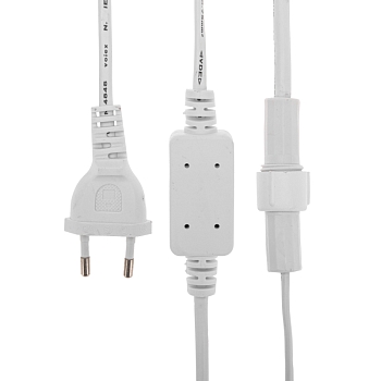 Гирлянда светодиодная Занавес 2х1,5м 360 LED СИНИЙ белый ПВХ IP65 постоянное свечение 230В блок в комплекте NEON-NIGHT