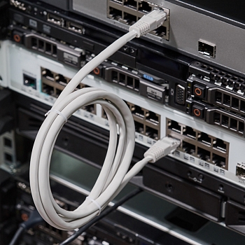 Шнур коммутационный, патч-корд U/UTP RJ45-RJ45, CAT 5e, LSZH серый, 1,5м REXANT