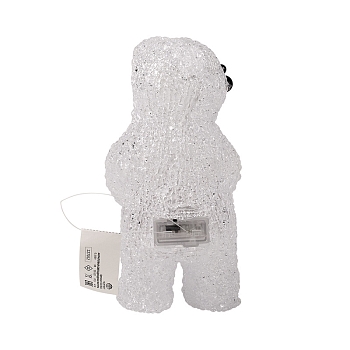 Акриловая светодиодная фигура Медвежонок 12х22х13 см, 4,5 В, 3 батарейки AA (не входят в комплект), 10 светодиодов NEON-NIGHT