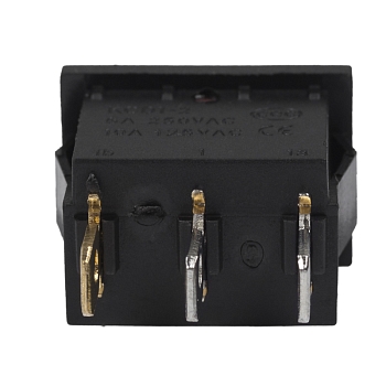 Выключатель клавишный 24В 15А (3с) ON-OFF красный с подсветкой Mini REXANT