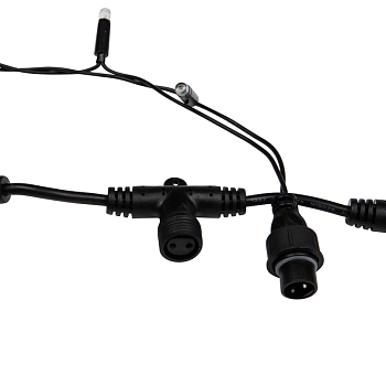 Гирлянда светодиодная Занавес 2х6м 768 LED ТЕПЛЫЙ БЕЛЫЙ черный ПВХ IP65 постоянное свечение 230В нужен блок 303-500 NEON-NIGHT