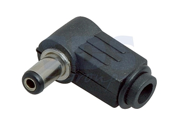 Разъем питания DC штекер 2,1х5,5мм угловой REXANT