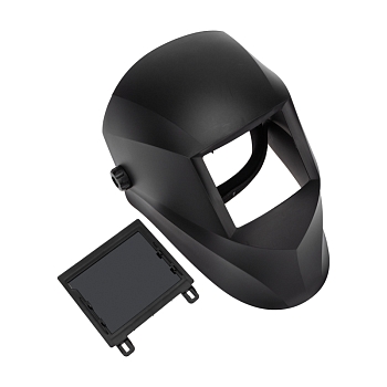 Маска сварщика с черным минеральным стеклом DIN 9 KRANZ