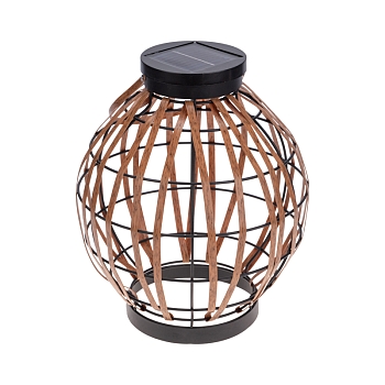 Светильник садовый Бамбук, 29,5см, 3000К, встроенный аккумулятор, солнечная панель, коллекция Бали REXANT