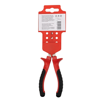 Тонкогубцы изогнутые 160мм никелированные, двухкомпонентные рукоятки REXANT