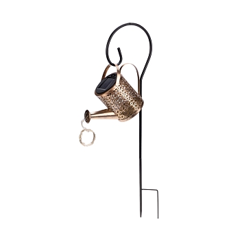 Светильник грунтовый Лейка, 3000К, встроенный аккумулятор, солнечная панель, коллекция Стамбул REXANT