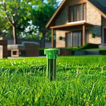 Отпугиватель кротов ультразвуковой R30 с отсеком для батареек REXANT