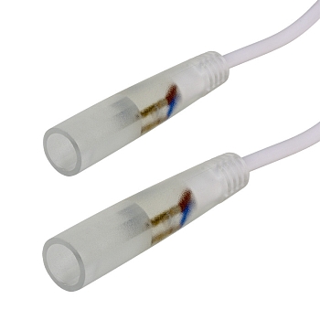 Коннектор для гибкого неона 12х12мм, провод ПВХ, длина 20 см (без игл) (цена за 1 шт.)