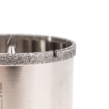 Коронка алмазная 70мм по керамограниту с центровочным сверлом KRANZ