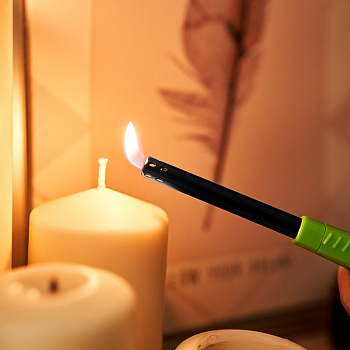 Бытовая газовая пьезозажигалка с классическим пламенем многоразовая (1 шт.) зеленая СК-306 СОКОЛ