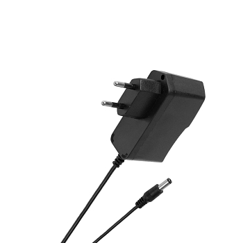 Блок питания (сетевой адаптер) AC 110-250В/DC 12В, 1А, 12Вт с DC разъемом подключения 5,5х2,1 (IP43)