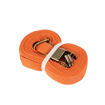 Ремень стяжной для груза, багажный, с крюками и храповым механизмом, 8х0,038м REXANT