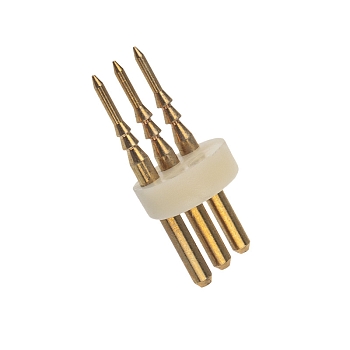 Установочный набор для дюралайта 3W диаметр 13мм (блок питания ПВХ с диодным мостом и вилкой, заглушка, игла, термоусадка) до 100м