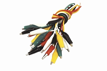 Зажимы «Крокодил» 5А, 40мм, с проводом, 10 пар REXANT