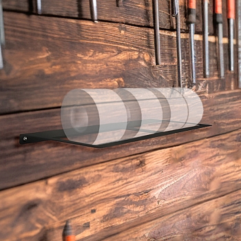 Держатель-органайзер для мотков скотча, настенный, черный REXANT