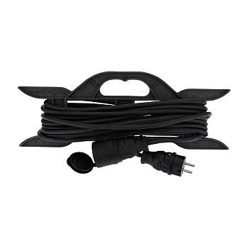 Удлинитель-шнур на рамке КГ 3х1,5, 10м, морозостойкий, с/з, 16А, 3500Вт, IP44 (Сделано в России) REXANT