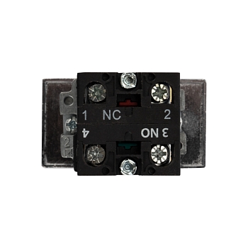 Кнопка LAY5 «I-O» прямоугольная 230 В NO+NC