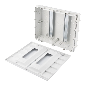 Бокс пластиковый ЩРВ-П-24 IP41 белый (белая дверца) KRANZ